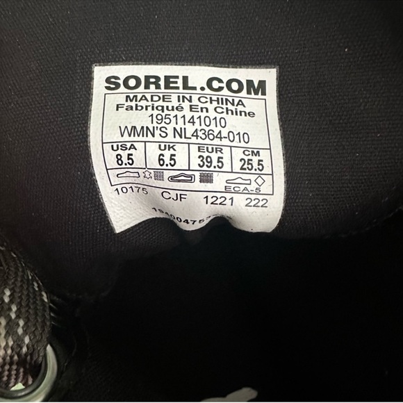 Sorel Joan of Arctic Waterproof Wedge III Lexie Lace-Up Bootie Sz 8.5 - Picture 6 of 6